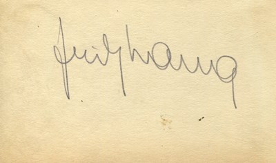 Lot 170 - LANG FRITZ: (1890-1976)