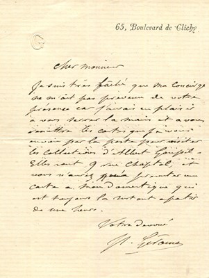 Lot 304 - GEROME JEAN-LEON: (1824-1904)
