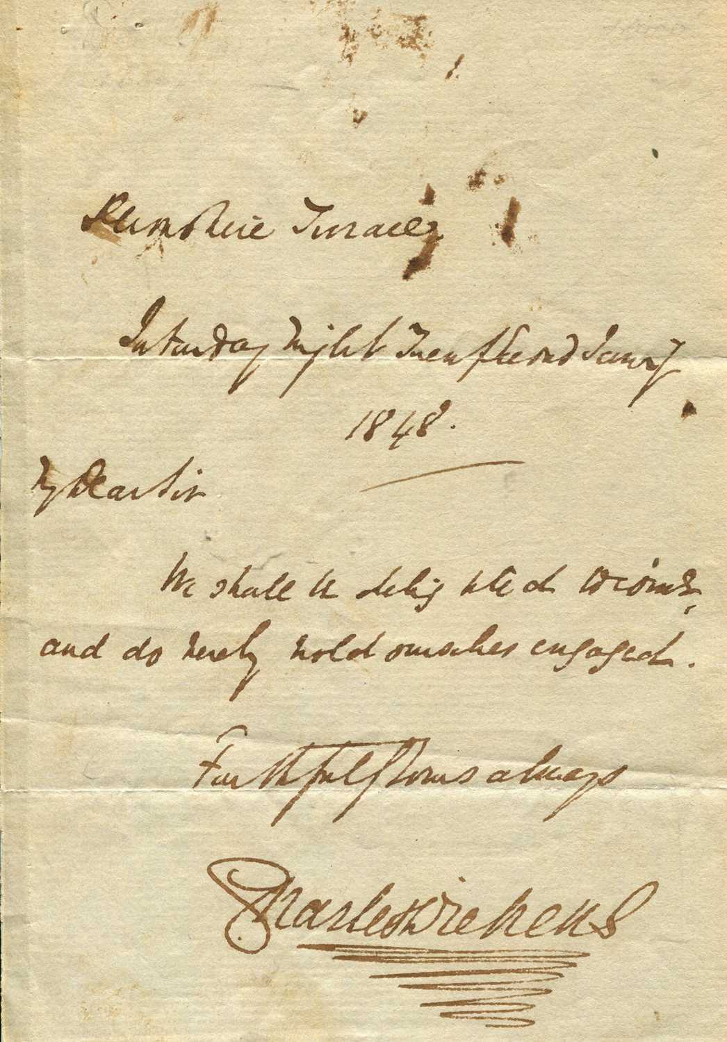 Lot 1024 - DICKENS CHARLES: (1812-1870)