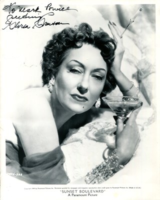 Lot 349 - SWANSON GLORIA: (1899-1983)