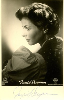 Lot 234 - BERGMAN INGRID: (1915-1982)