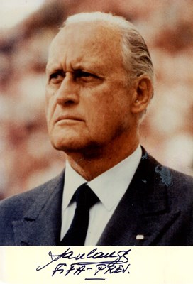 Lot 125 - HAVELANGE JOAO: (1916-2016)