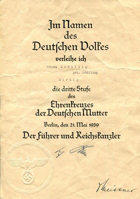 Lot 630 - [HITLER ADOLF]: (1889-1945) & [MEISSNER OTTO] (1880-1953)