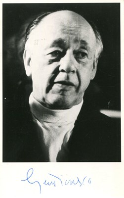 Lot 184 - IONESCO EUGENE: (1909-1994)