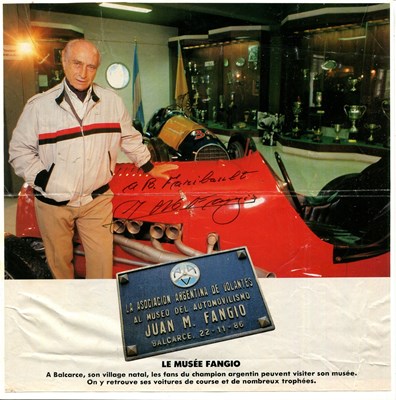 Lot 217 - FANGIO JUAN MANUEL: (1911-1995)