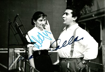 Lot 170 - CALLAS MARIA & DI STEFANO GIUSEPPE