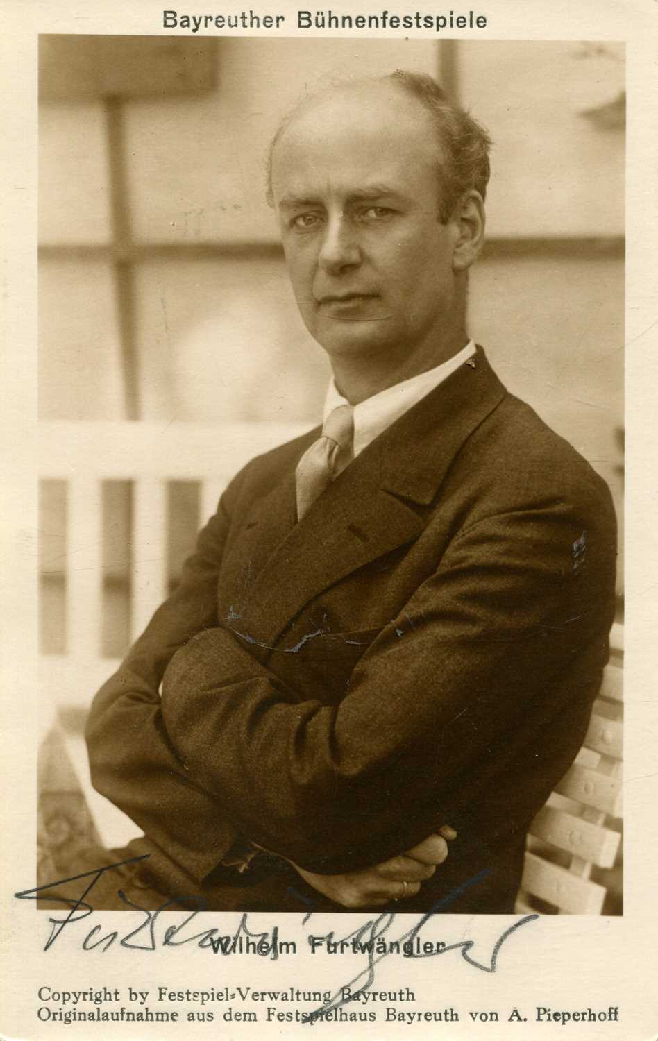 Lot 145 - FURTWANGLER WILHELM: (1886-1954)