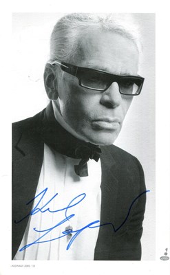 Lot 131 - LAGERFELD KARL: (1933-2019)