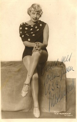 Lot 653 - MISTINGUETT: (1875-1956)