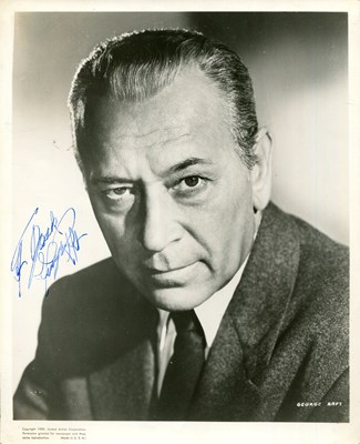 Lot 683 - RAFT GEORGE: (1901-1980)