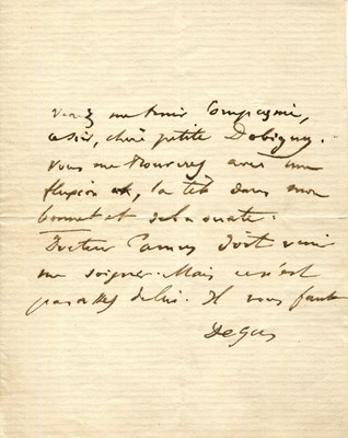 Lot 812 - DEGAS EDGAR: (1834-1917)