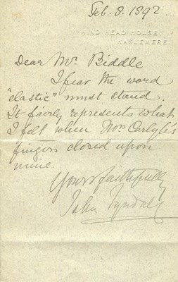 Lot 1111 - TYNDALL JOHN: (1820-1893)
