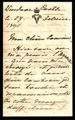 Lot 1222 - VICTORIA, PRINCESS ROYAL: (1840-1901)