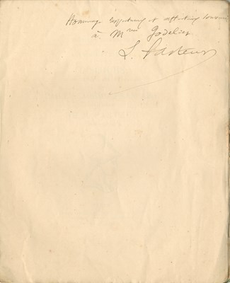Lot 1105 - PASTEUR LOUIS: (1822-1895)