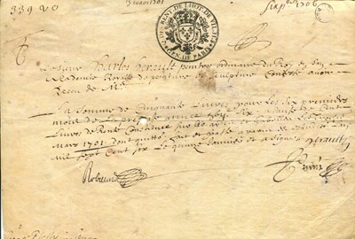 Lot 799 - HÉRAULT CHARLES: (1644-1718)
