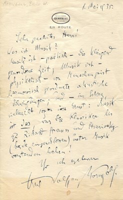 Lot 325 - KORNGOLD ERICH WOLFGANG: (1897-1957)