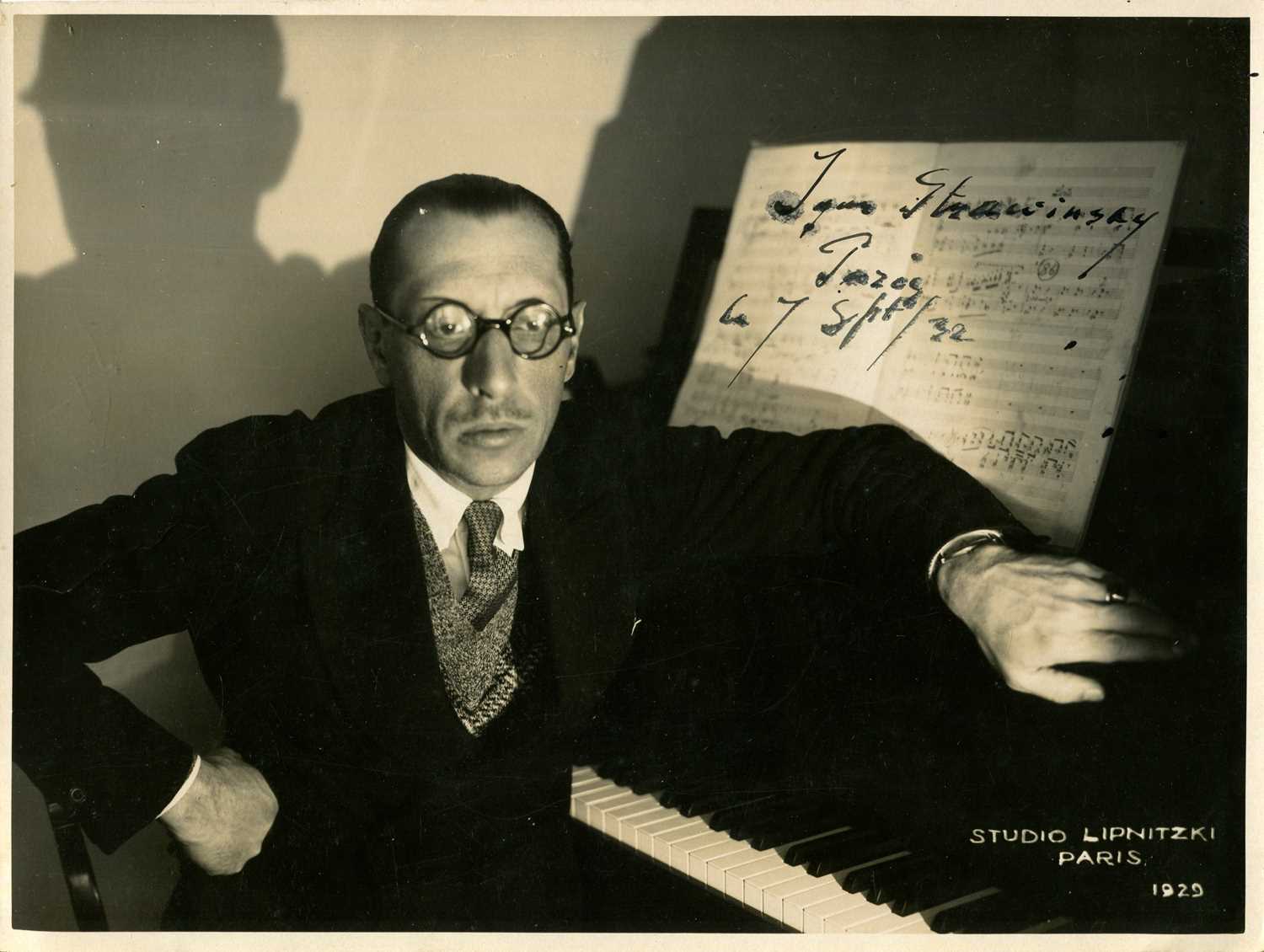 Lot 776 - STRAVINSKY IGOR: (1882-1971)