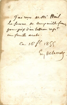 Lot 802 - DELACROIX EUGENE: (1798-1863)