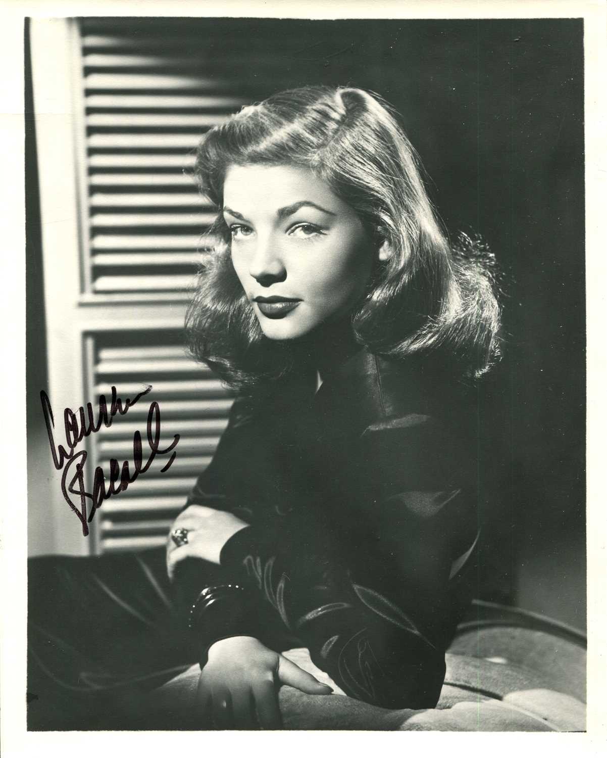 Lot 34 - BACALL LAUREN: (1924-2014)