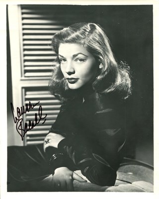 Lot 34 - BACALL LAUREN: (1924-2014)