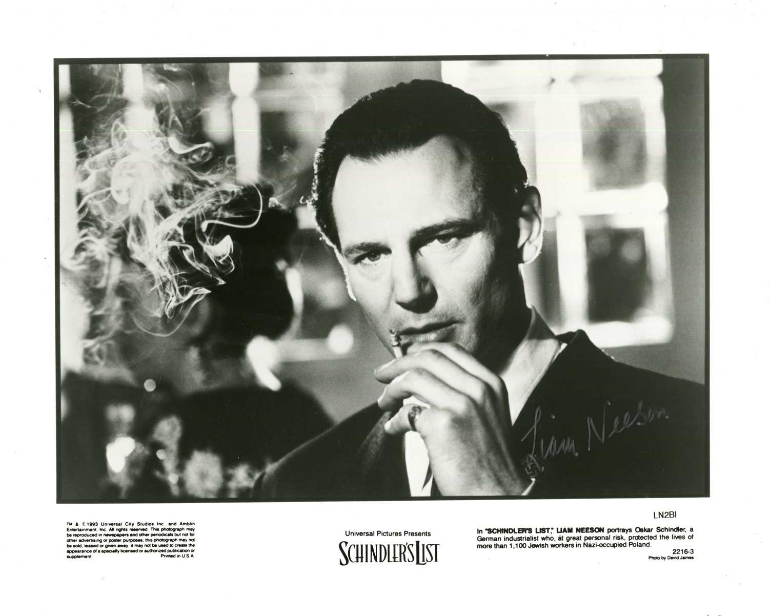 Lot 76 - SCHINDLER'S LIST