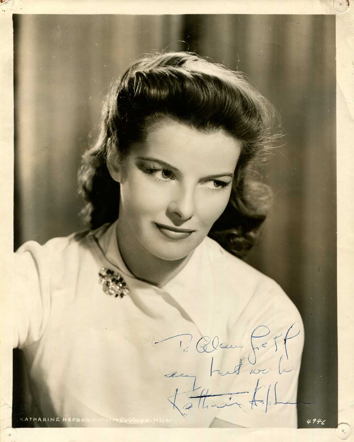 Lot 673 - HEPBURN KATHARINE: (1907-2003)