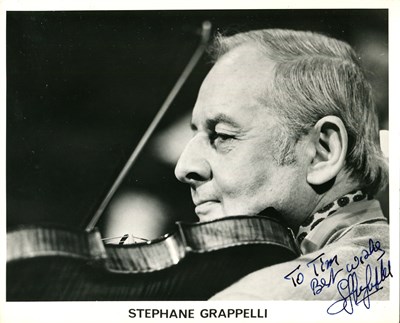 Lot 513 - GRAPPELLI STEPHANE: (1908-1997)