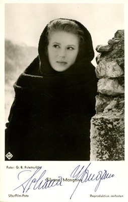 Lot 54 - MANGANO SILVANA: (1930-1989)