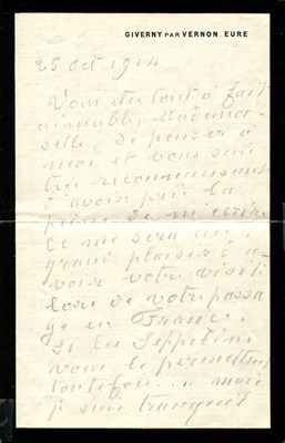Lot 831 - MONET CLAUDE: (1840-1926)