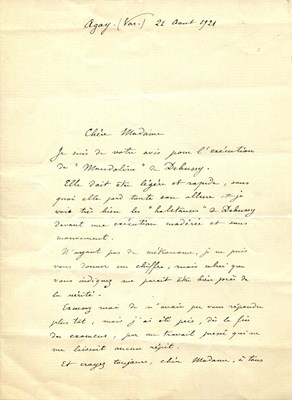 Lot 743 - D´INDY VINCENT: (1851-1931)
