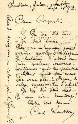 Lot 890 - LARSSON CARL: (1853-1919)