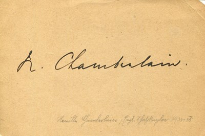 Lot 197 - CHAMBERLAIN NEVILLE: (1869-1940)