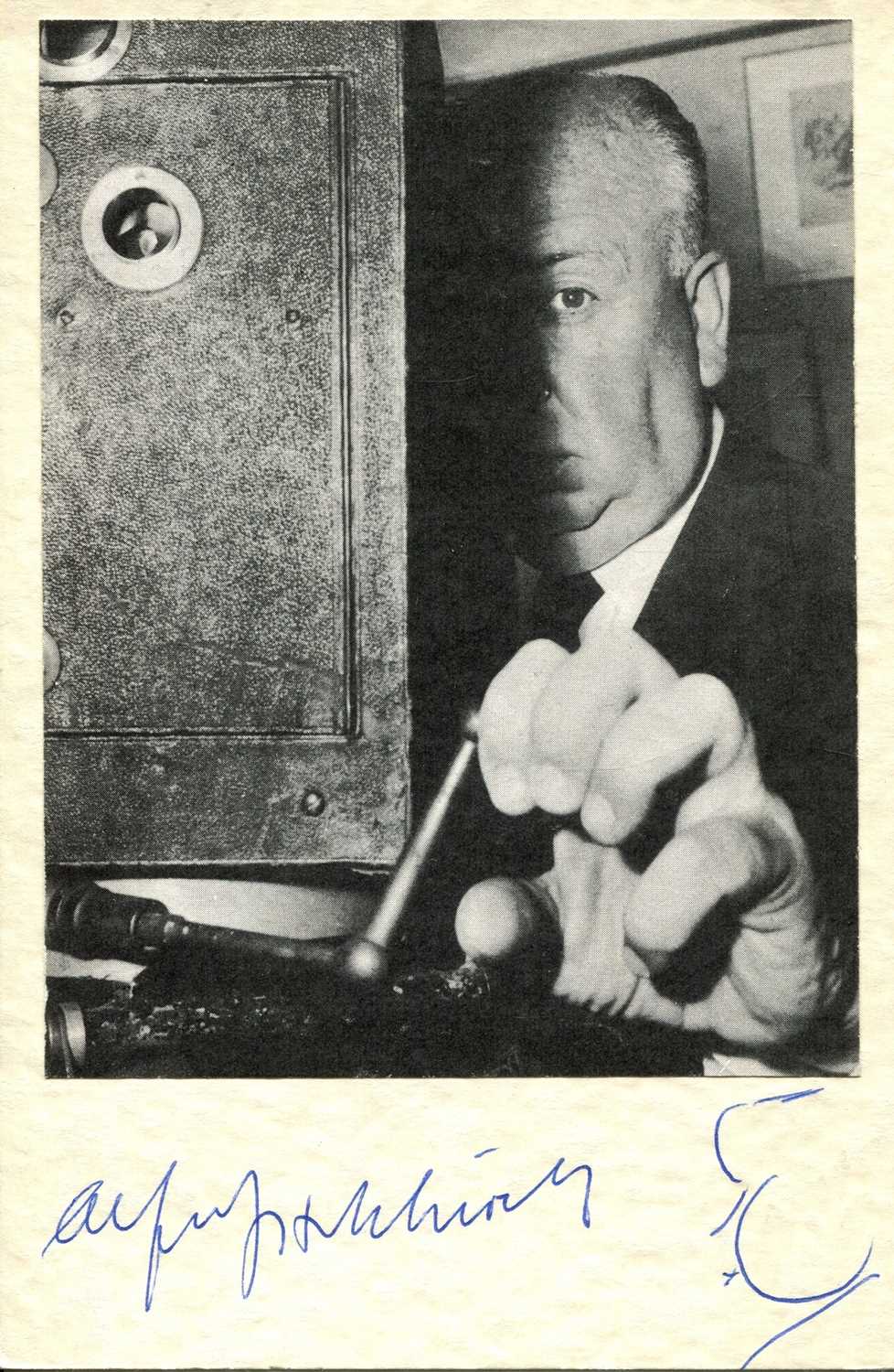 Lot 1 - HITCHCOCK ALFRED: (1899-1980)