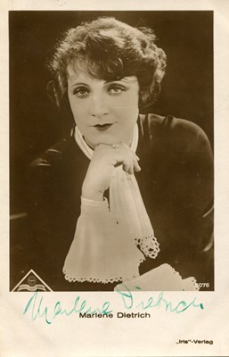 Lot 40 - DIETRICH MARLENE: (1901-1992)