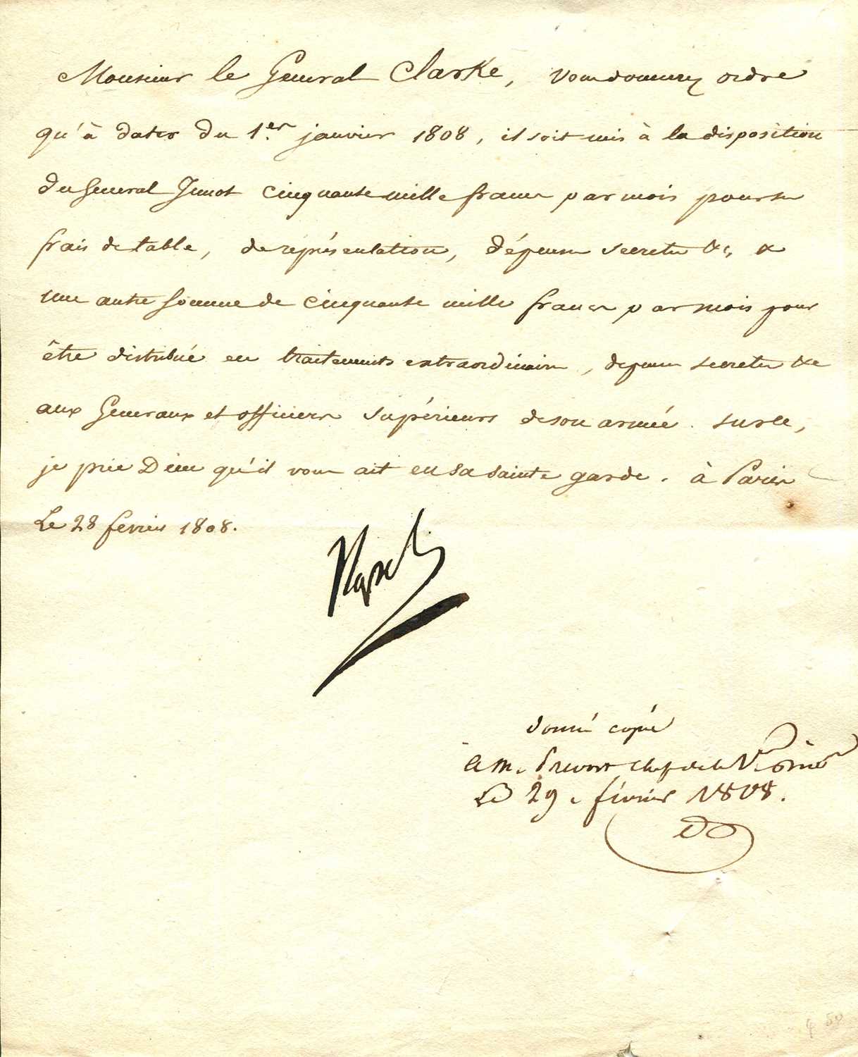 Lot 1184 - NAPOLEON I: (1769-1821)