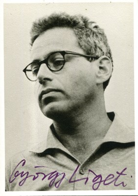 Lot 139 - LIGETI GYORGY: (1923-2006)