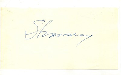 Lot 140 - STRAVINSKY IGOR: (1882-1971)