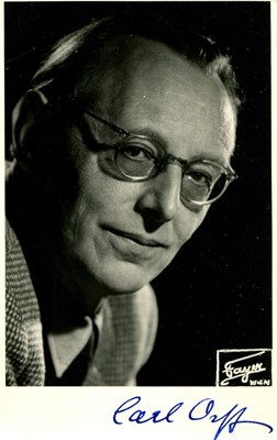 Lot 136 - ORFF CARL: (1895-1982)