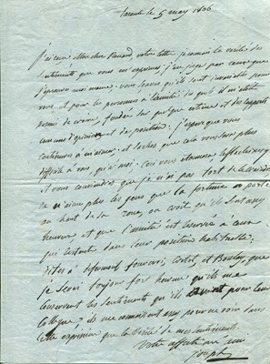 Lot 1174 - BONAPARTE JOSEPH: (1768-1844)