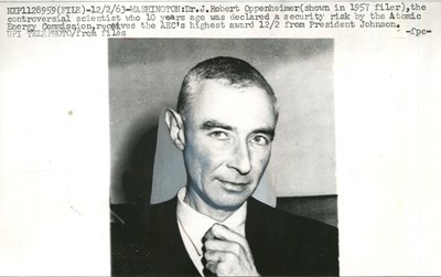 Lot 620 - [OPPENHEIMER J. ROBERT]: (1904-1967)