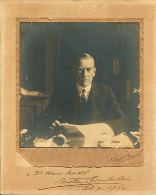 Lot 1078 - CHAMBERLAIN AUSTEN: (1863-1937)
