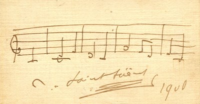 Lot 739 - SAINT-SAËNS CAMILLE: (1835-1921)