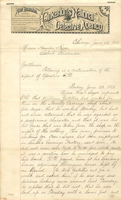 Lot 583 - [PINKERTON ALLAN]: (1819-1884)