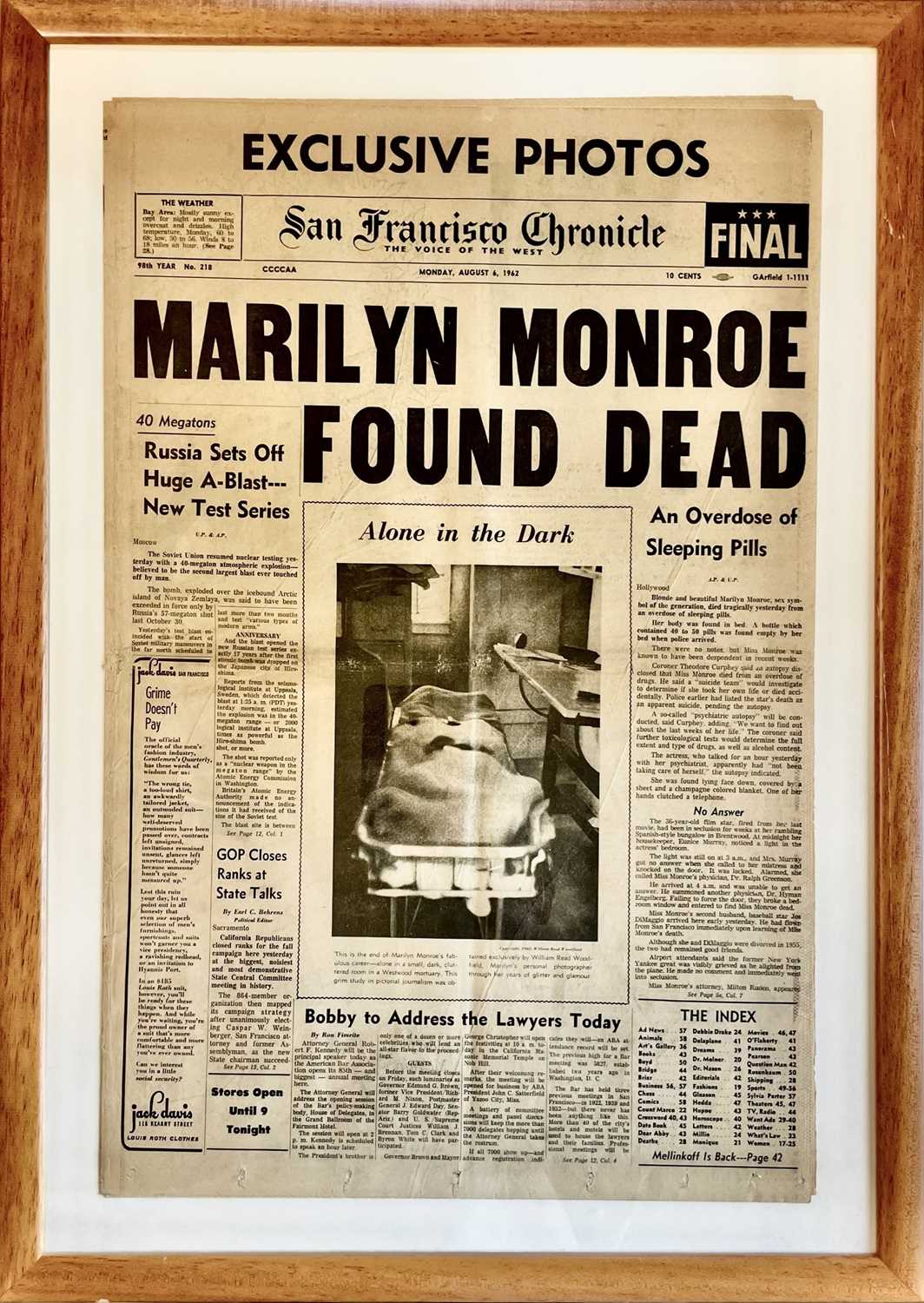 Lot 359 - [MONROE MARILYN]: (1926-1962)