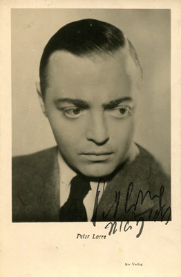 Lot 337 - LORRE PETER: (1904-1964)
