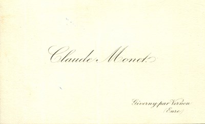 Lot 835 - MONET CLAUDE: (1840-1926)