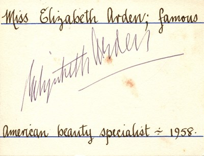 Lot 595 - ARDEN ELIZABETH: (1881-1966)