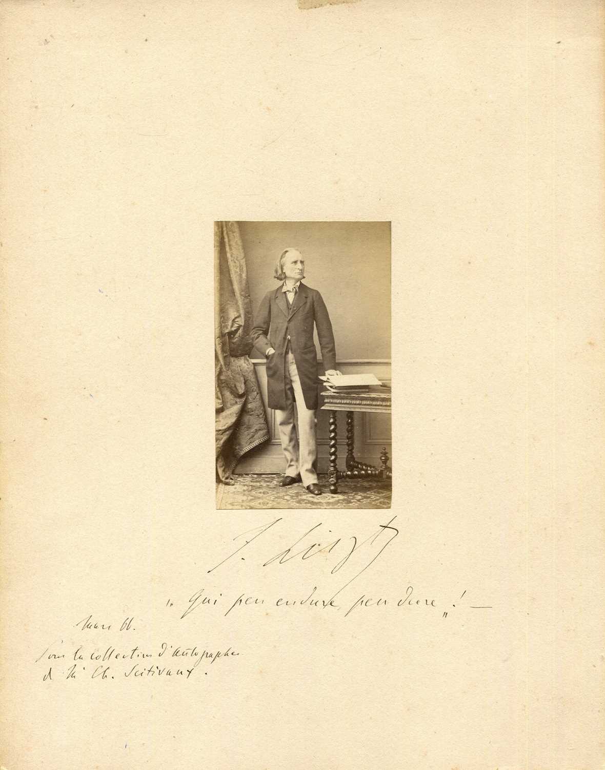 Lot 748 - LISZT FRANZ: (1811-1886)