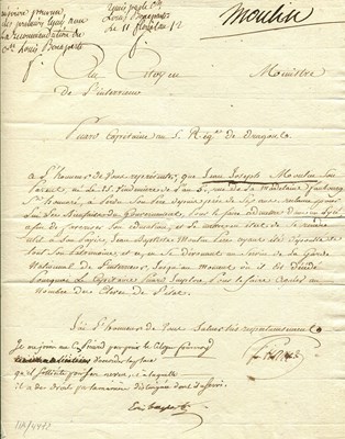 Lot 1169 - BONAPARTE LOUIS: (1778-1846)