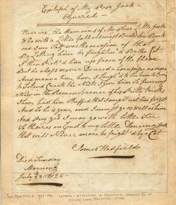 Lot 578 - HADFIELD JAMES: (1771/2-1841)